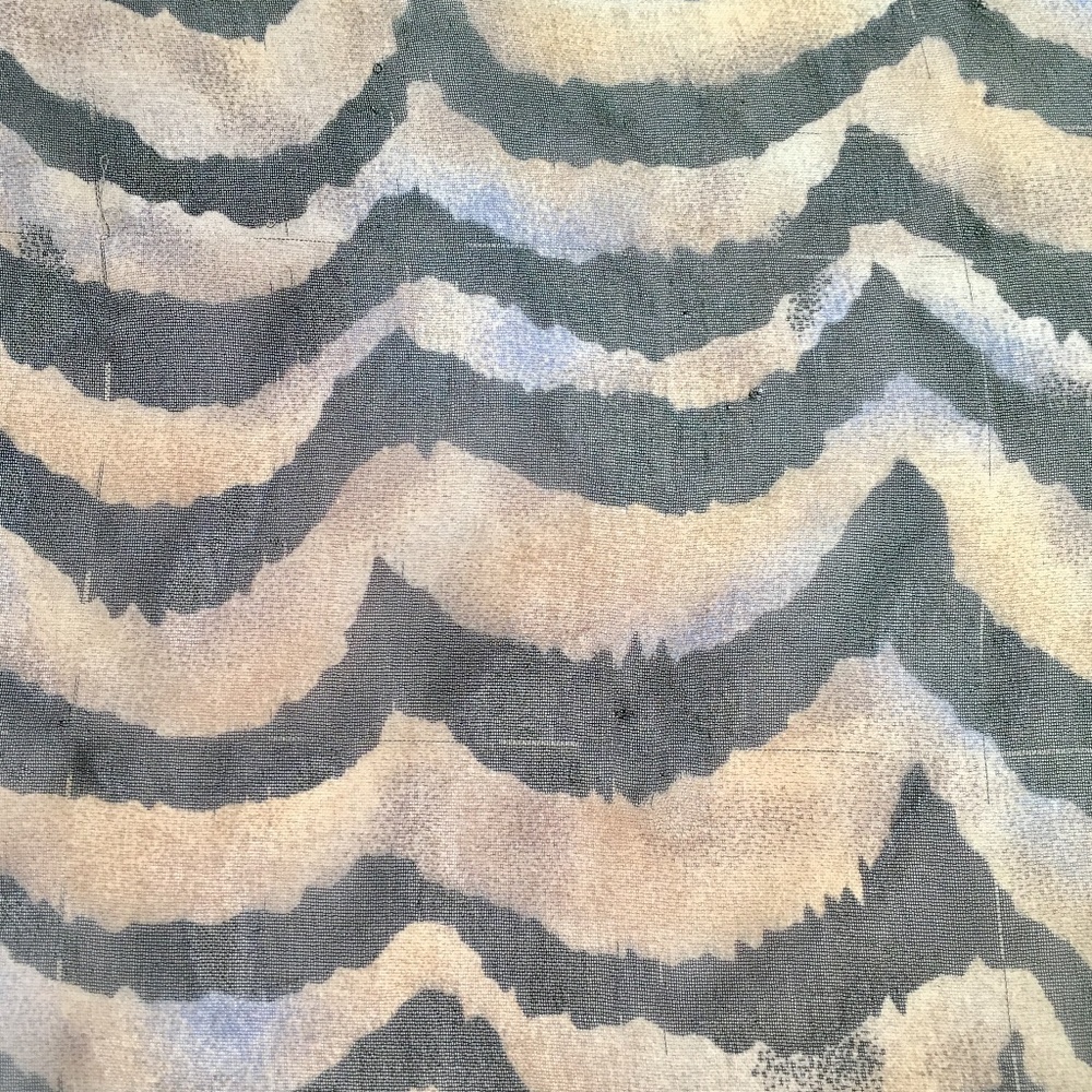😎 Cold shoulder sheer animal stripe oversize top - Picture 7 of 7